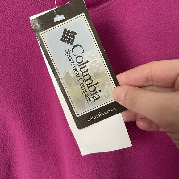 Columbia Sportswear Company Pink Heights Fleece Mock Neck Long Sleeve Small NWT - Picture 8 of 11